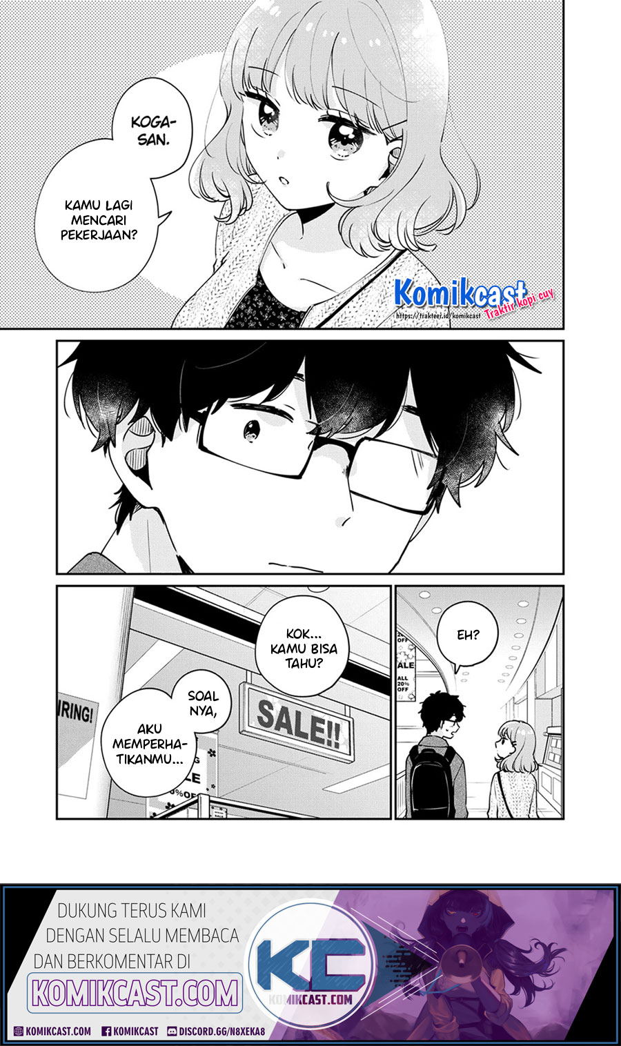 It’s Not Meguro-san’s First Time Chapter 48 Bahasa Indonesia